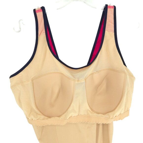 Lands' End Swim suit Pink One Piece Summer Vacation Pool Party Ocean Modest 22W - Picture 10 of 16